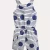 Little Joules Girls' Alexa Romper -Outdoor Clothing Shop 200735 bluelargespotandstripe 8d512506 9bca 46e8 9ac8 631021581133