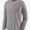 Patagonia Men's LS Capilene Cool Daily Shirt -Outdoor Clothing Shop 25251 FEATHER GREY l