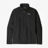 Patagonia Men's Better Sweater 1/4-Zip Fleece -Outdoor Clothing Shop 26836 BLACK l