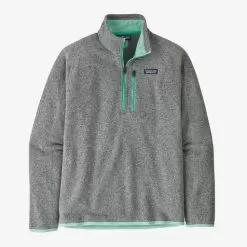 Patagonia Men's Better Sweater 1/4-Zip Fleece -Outdoor Clothing Shop 26836 STONEWASH EARLY TEAL l