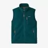Patagonia Men's Retro Pile Fleece Vest -Outdoor Clothing Shop 26909 DARK BOREALIS GREEN l