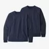 Patagonia Men's Reversible Shearling Crew -Outdoor Clothing Shop 30011 New Navy l