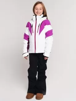 Obermeyer Girls' Gray Jacket -Outdoor Clothing Shop 31045 whitealt1