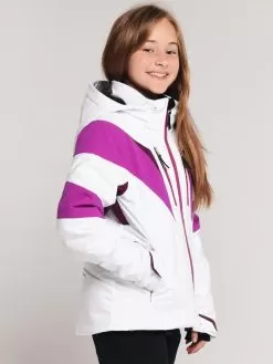 Obermeyer Girls' Gray Jacket -Outdoor Clothing Shop 31045 whitealt2