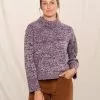 Women's Wilde Mock Neck Sweater -Outdoor Clothing Shop 32452 FIG l