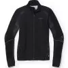 Smartwool Women's Intraknit Merino Sport Full Zip Jacket -Outdoor Clothing Shop 32499 BLACK l