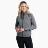 KUHL Women's Bliss Hoody -Outdoor Clothing Shop 32607 DARK HEATHER l