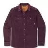 STIO Men's Saratoga Cord Shirt -Outdoor Clothing Shop 32820 DEEP PURPLE l