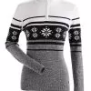 Nils Women's Deer Valley Sweater 1 Nils Women's Deer Valley Sweater -Outdoor Clothing Shop 32833 BLACK WHITE l