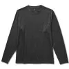 Vuori Men's Long Sleeve Tradewind Performance Tee -Outdoor Clothing Shop 33048 BLACK HEATHER l