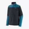 Patagonia Men's LS R1 Fitz Roy 1/4 Zip 1 Patagonia Men's LS R1 Fitz Roy 1/4 Zip -Outdoor Clothing Shop 33411 PITCH BLUE l