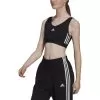 Adidas Women's Essential 3-Stripes Crop Top 2 Adidas Women's Essential 3-Stripes Crop Top -Outdoor Clothing Shop 4375 11162 1343 015 zoom 50