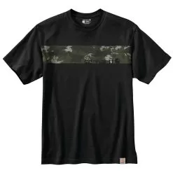 Carhartt Men's Relaxed-Fit Short-Sleeve Camo Logo Tee