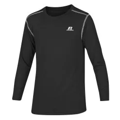 Russell Athletic Boys' Fitted Not Tight Long-Sleeve Crew Shirt