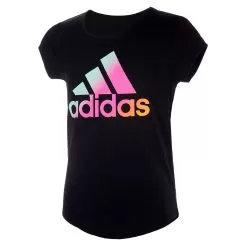 Adidas Girls' Rainbow Foil T-Shirt