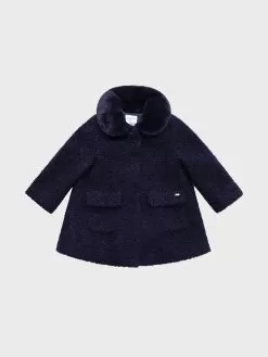 Mayoral Little Girls' Shearling Coat