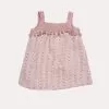 Mo:Vint Girls' Pom Pom Trim Dress -Outdoor Clothing Shop 845 00610k pink 2a853eac eb7a 4acd 8aad c99194ade836