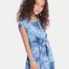 Bella Dahl Girls' Cap Sleeve Belted Dress
