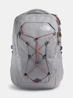 The North Face Women's Borealis Backpack -Outdoor Clothing Shop NF0A3KV4xMELDGREYDARKHEATHERPINKCLAYxPrimary 9133384
