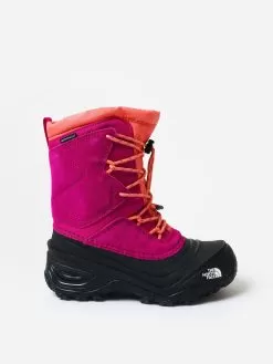 The North Face Youth Alpenglow V Waterproof Boots -Outdoor Clothing Shop NF0A5LXFxFUSCHIAPINKCORALSUNRISExAlt1 79212466