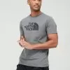 THE NORTH FACE Men's Easy T-Shirt - Medium Grey Heather -Outdoor Clothing Shop QHT7V SQ1 0000000390 MEDIUM GREY HEATHER MDf