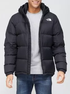 THE NORTH FACE Men's Diablo Down Hooded Jacket - Black