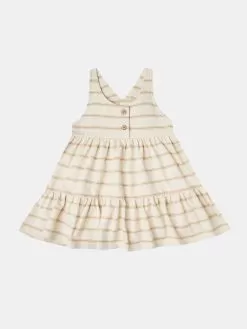 Rylee + Cru Little Girls' Almond Striped Ruby Swing Dress