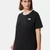 THE NORTH FACE Women's Plus S/S Simple Dome Tee - Black -Outdoor Clothing Shop U7F4C SQ1 0000000004 BLACK MDf
