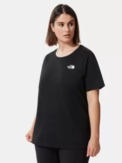 THE NORTH FACE Women's Plus S/S Simple Dome Tee - Black