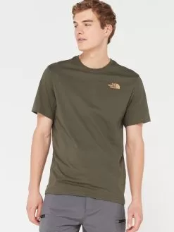 THE NORTH FACE Men's S/S Redbox Celebration Tee - KHAKI
