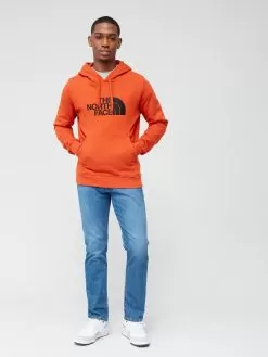 THE NORTH FACE Drew Peak Pullover Hoodie - Orange  -Outdoor Clothing Shop VCIXX SQ3 0000000143 BROWN MDo