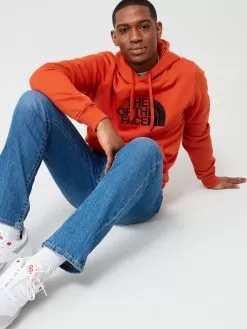 THE NORTH FACE Drew Peak Pullover Hoodie - Orange  -Outdoor Clothing Shop VCIXX SQ6 0000000143 BROWN MDd2