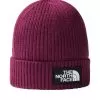 THE NORTH FACE Women's TNF Logo Box Cuffed Beanie - Purple