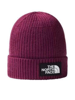 THE NORTH FACE Women's TNF Logo Box Cuffed Beanie - Purple