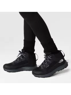 THE NORTH FACE Kids Fastpack Waterproof Mid Hiking Boot -Outdoor Clothing Shop VKPYR SQ6 0000000004 BLACK SLd