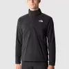 THE NORTH FACE Men's Homesafe Snap Neck Pullover Fleece - Black -Outdoor Clothing Shop VLFHC SQ1 0000000004 BLACK MDf