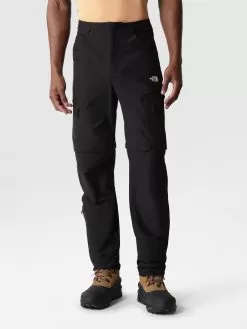 THE NORTH FACE Men's Exploration Convertible Regular Pants - Black