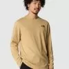 THE NORTH FACE Men's Redbox Long Sleeve T-Shirt - Grey -Outdoor Clothing Shop VLFJF SQ1 0000000005 GREY MDf