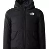 THE NORTH FACE Kids Reversible Perrito Hooded Jacket - Black