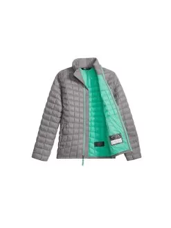 The North Face Girls' Thermoball Full Zip Jacket -Outdoor Clothing Shop a34ua 85vmetallicsilveralt1