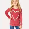 Chaser Girls' Candy Heart Raglan Pullover -Outdoor Clothing Shop chtw131 chk1086 cardinal 9551970a 8003 42bc 9aa2 a3f6d602bb75