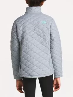 The North Face Girls' Thermoball Full Zip -Outdoor Clothing Shop nf0a3cvm midgreyalt1