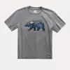 The North Face Boys' Short Sleeve Graphic Tee -Outdoor Clothing Shop nf0a3nml tnfmediumgreyheather tnfblack